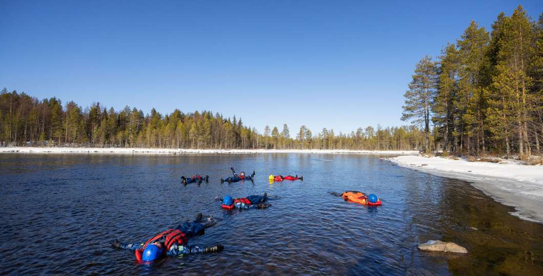 Koskikelluntaa Ruka-Kuusamossa, kuva Harri Tarvainen/Kota Collective
