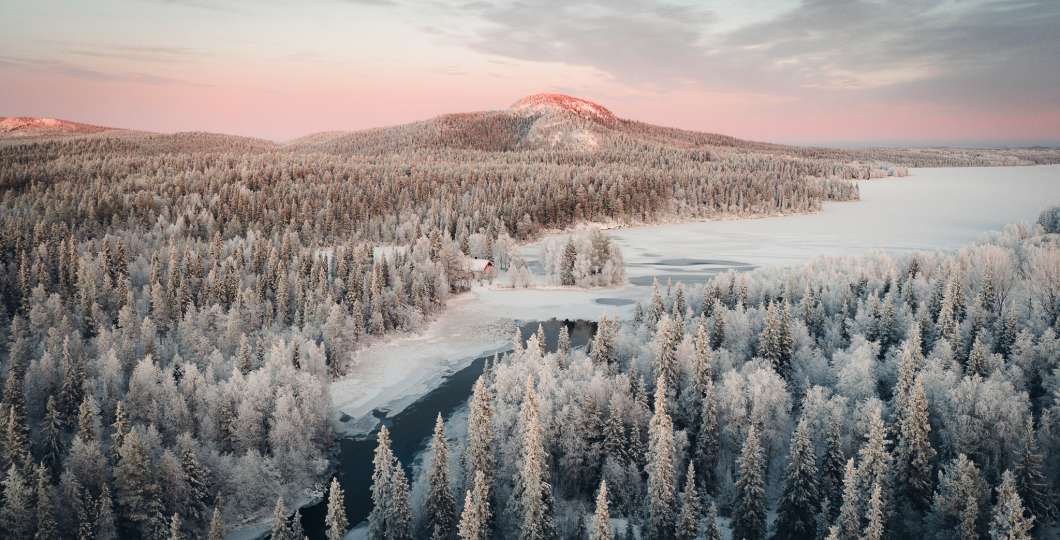 Pyhävaara alkutalvella, Ruka-Kuusamo. Kuva Mikko Santasalo