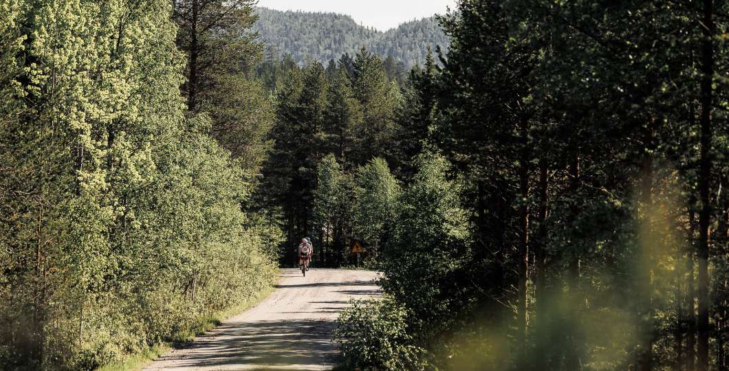 Gravel-pyöräilyä Kuusamossa, kuva Mikko Santasalo