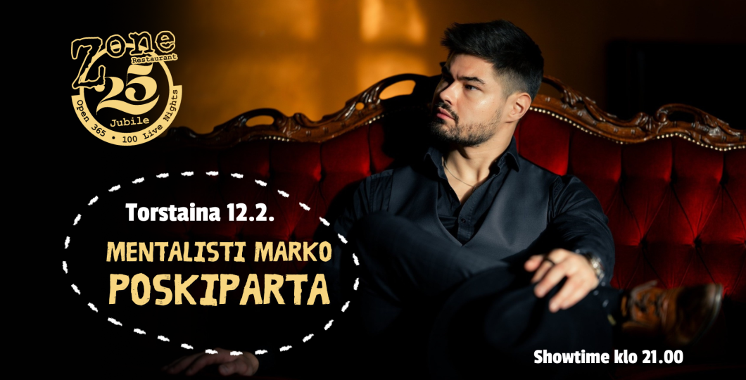 Mentalisti Marko Poskiparta Zonessa