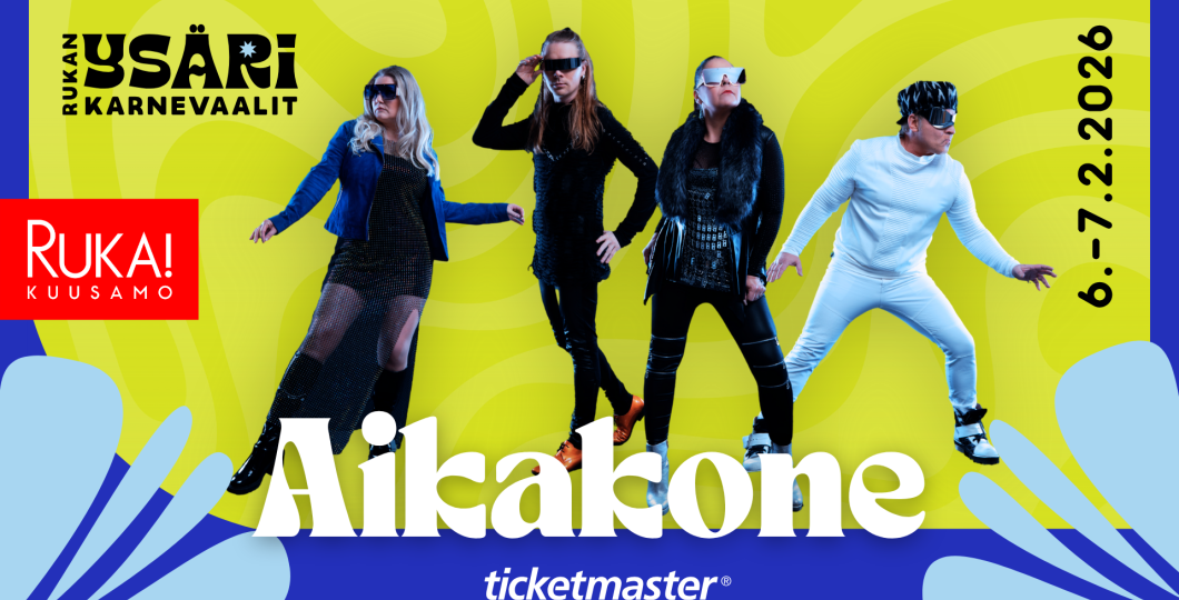 Aikakone Zonessa Rukan Ysärikarnevaaleilla 2026