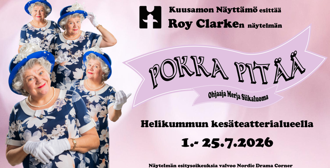 Kuusamon kesäteatteri esittää kesällä 2026: Pokka Pitää