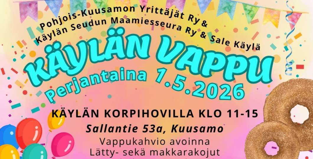 Vapputapahtuma Käylän Korpihovilla 2026