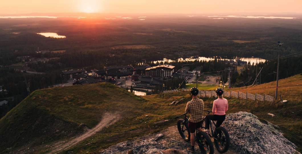 Ruka village mountainbike