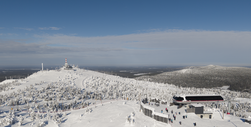 Ruka Ski Resort aerial view