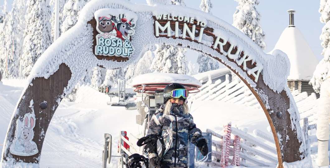 Mini Ruka ski slope
