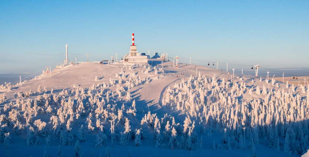 Ruka peak winter
