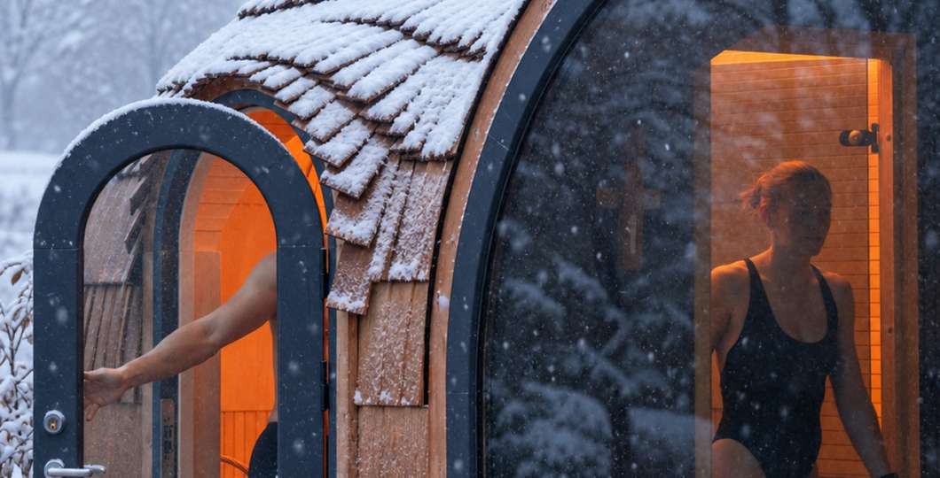 Ruka ForRestin upea saunaelämys. Kuva Ruka ForRest